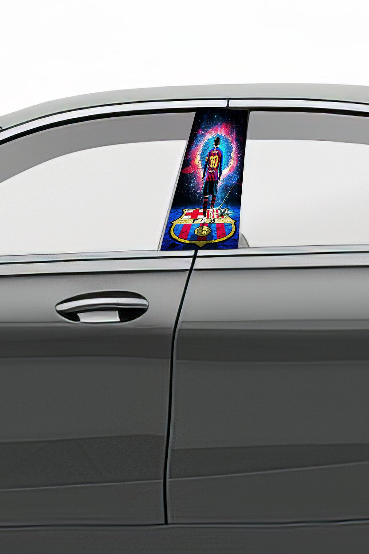 Araç Kapı Direk Kaplama Folyosu Desenli (Sağ Sol Takım) (2 Adet) - 22x50 Cm