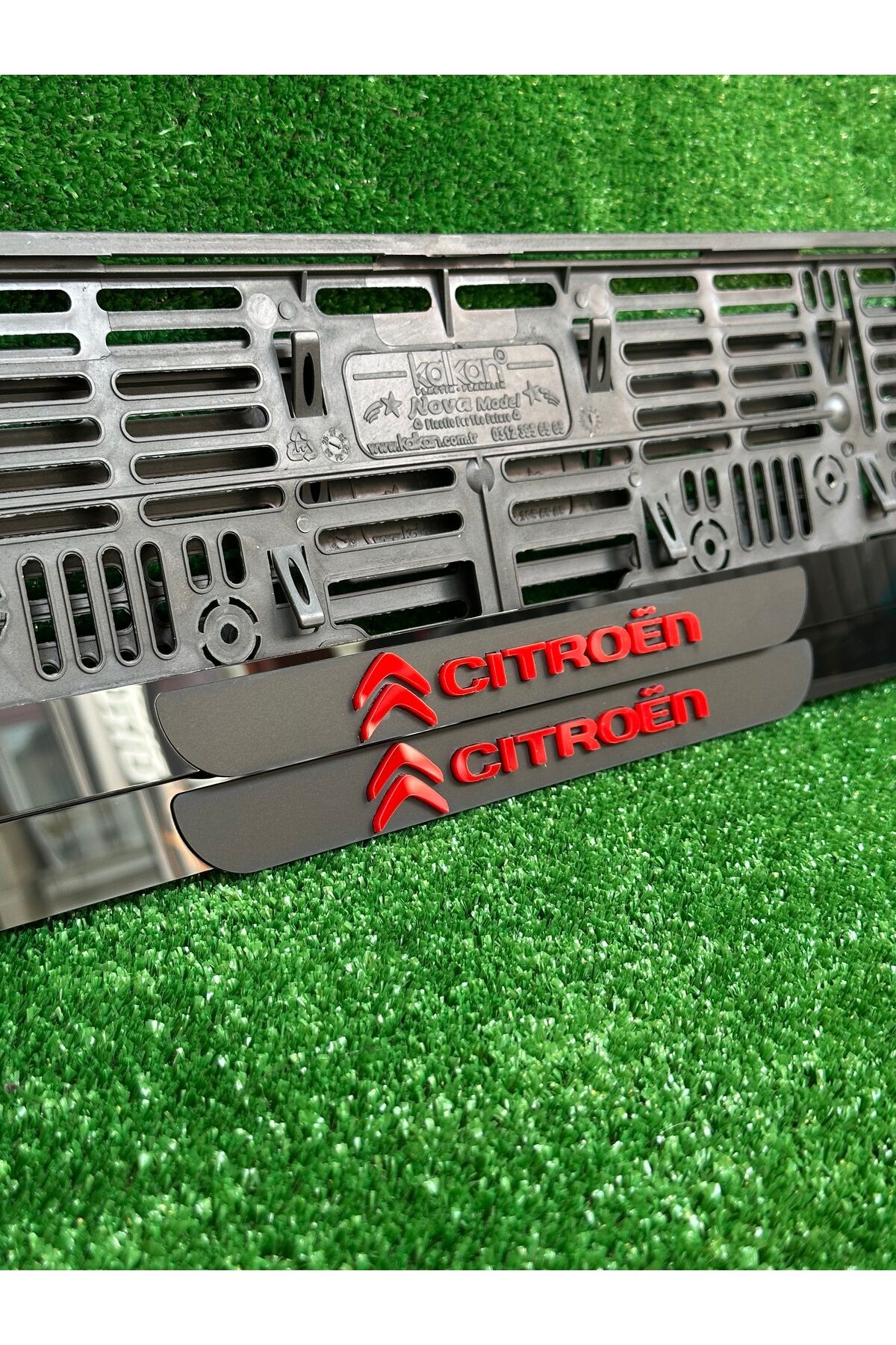 Pleksi Otomobil Plakalık Ahenk Model Cıtroen Logolu Uyumlu