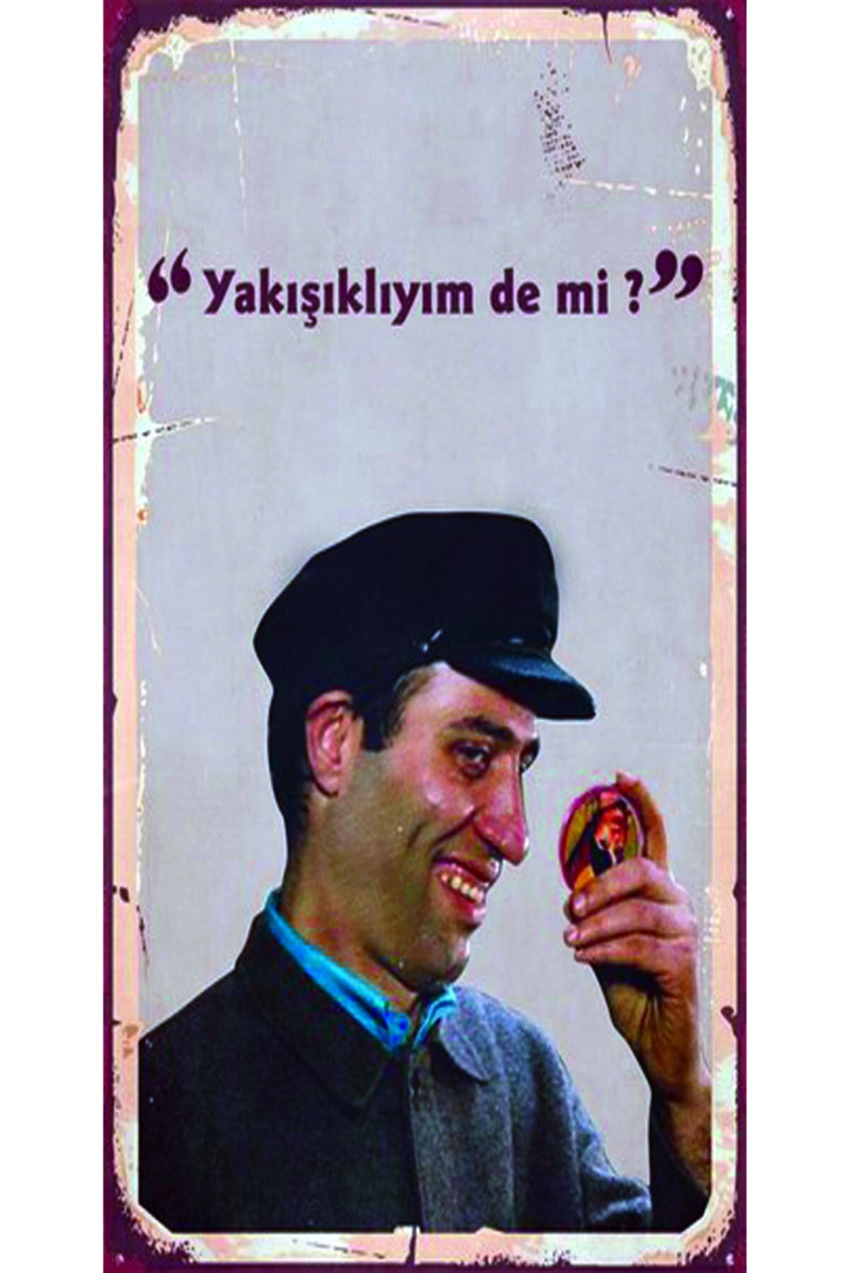 Türk Sineması Yeşilçam Özel Kolleksiyonu Tasarım Ahşap Poster