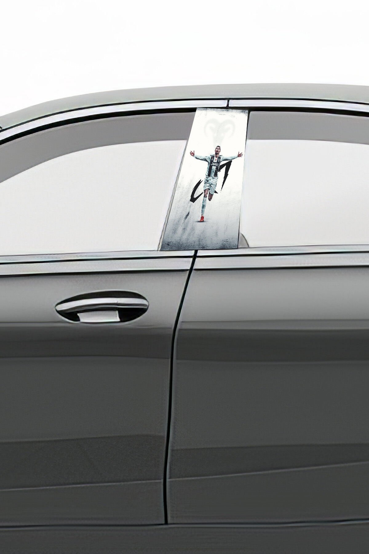 Araç Kapı Direk Kaplama Folyosu Desenli (Sağ Sol Takım) (2 Adet) - 22x50 Cm