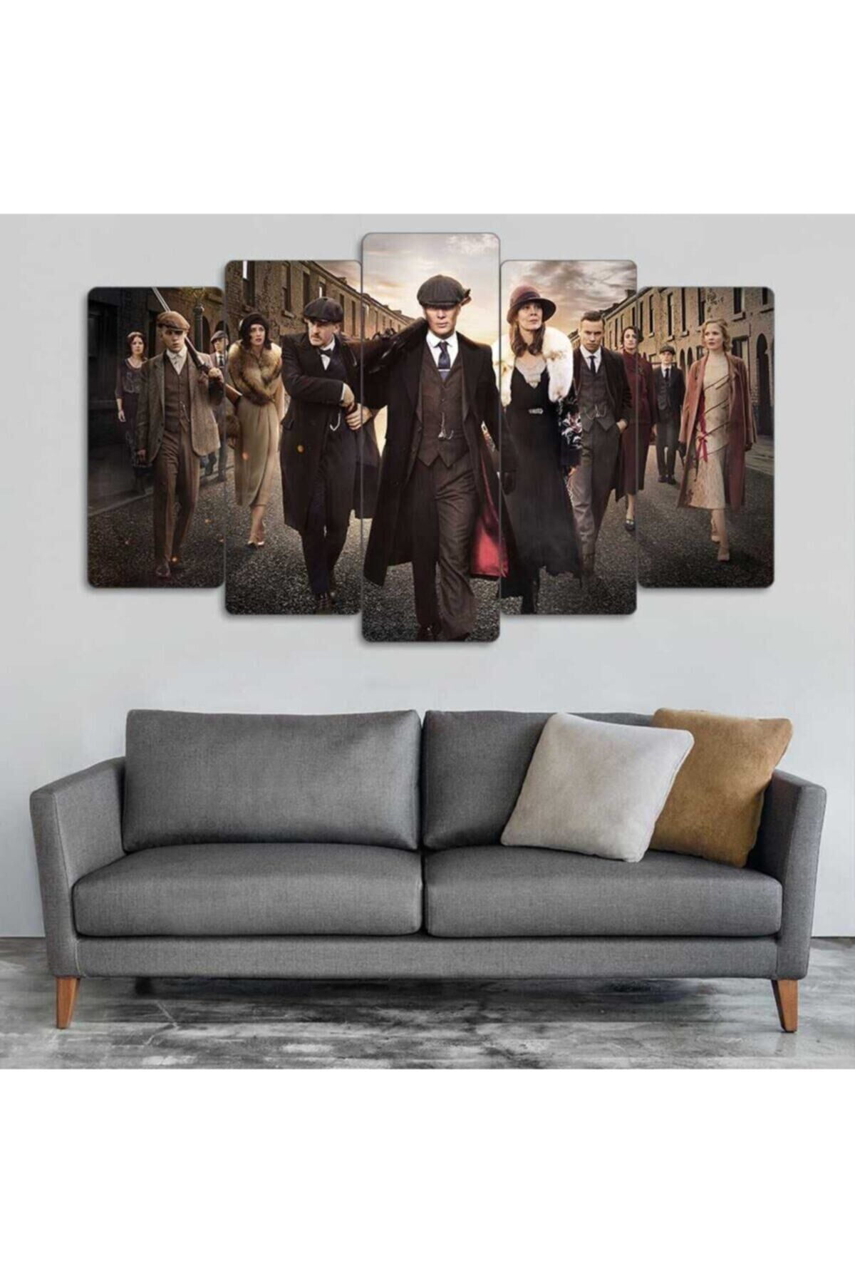 Peaky Blinders - 5 Parçalı Tablo