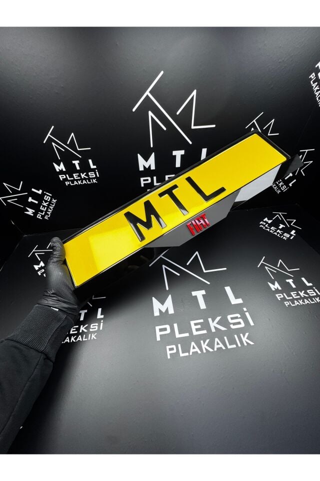 2 ADET FIAT MAT Uyumlu PLEKSİ PLAKALIK