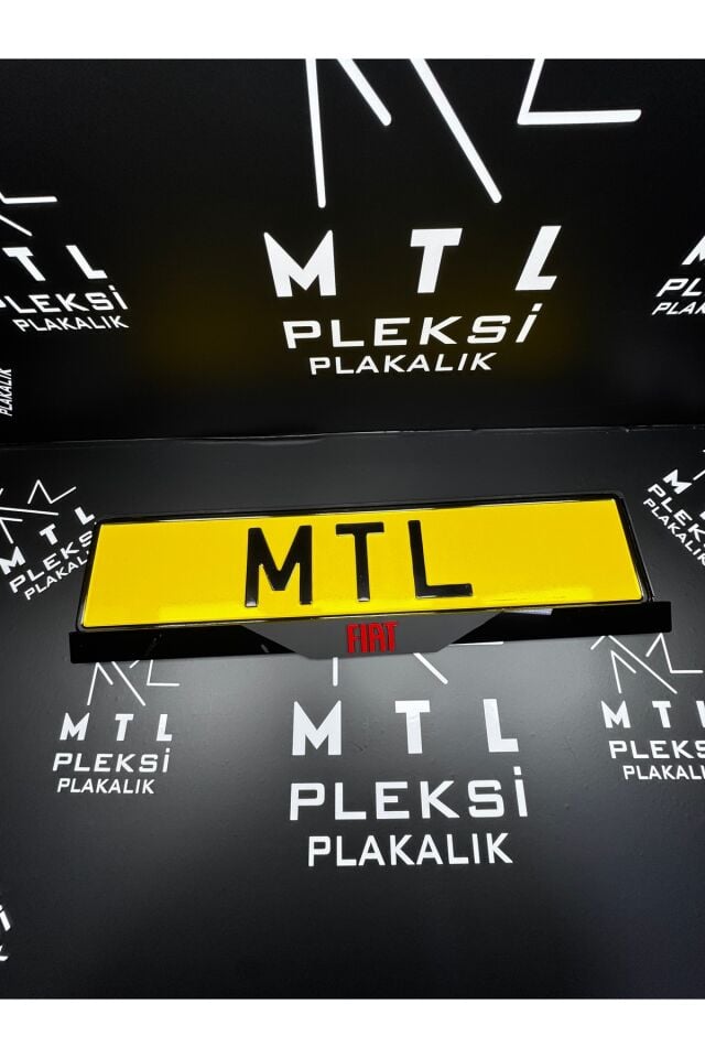 2 ADET FIAT MAT Uyumlu PLEKSİ PLAKALIK
