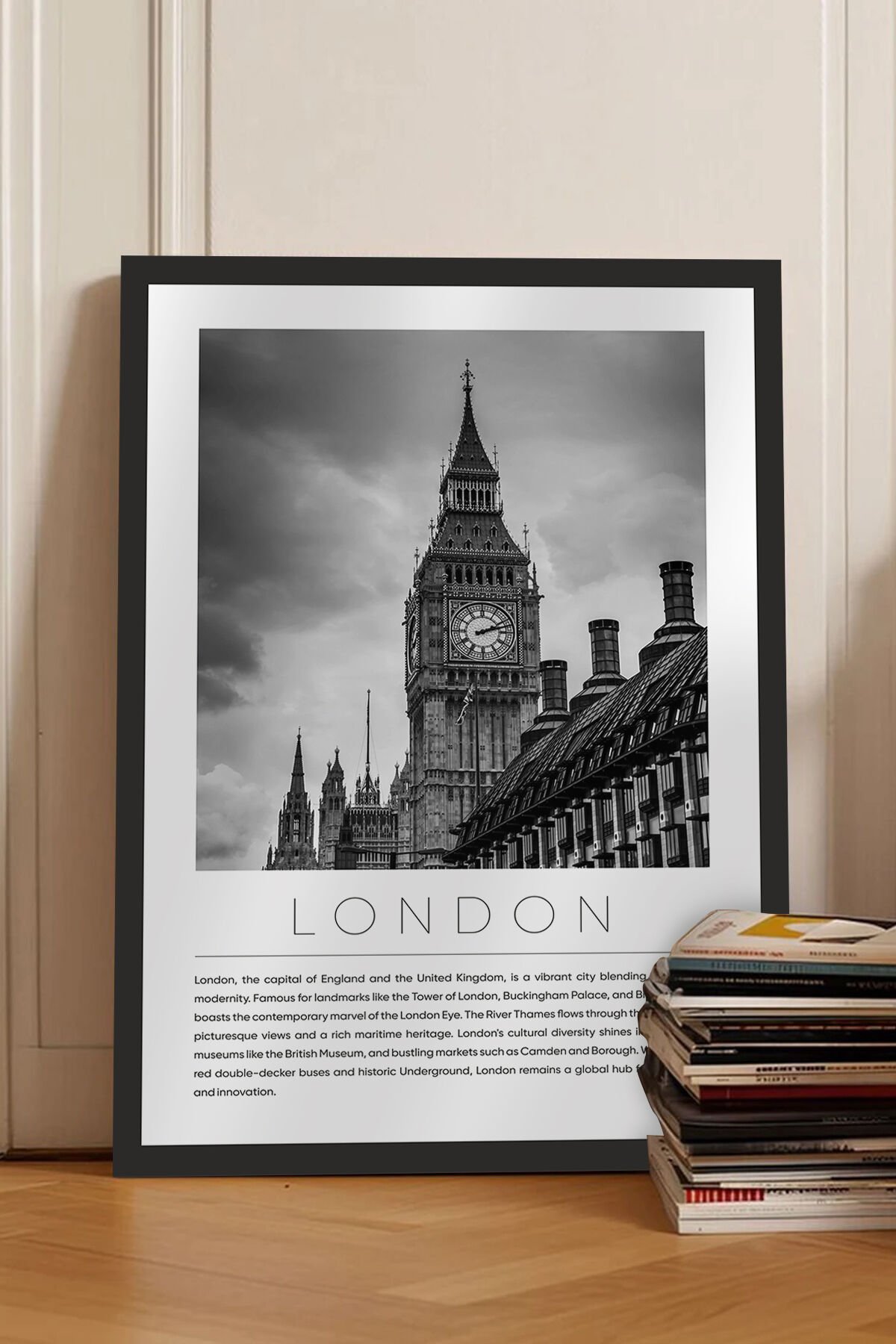 Dünya Şehirleri Koleksiyonu Çerçeve Görünümlü Mdf Tablo