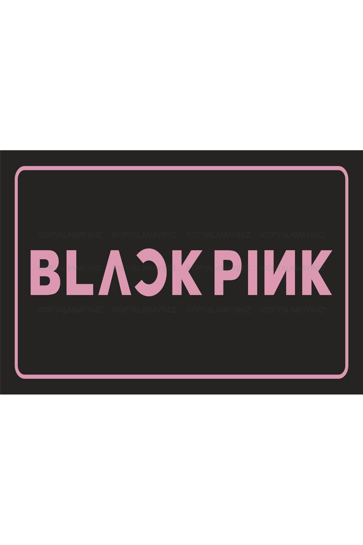 blackpink kore k pop müzik grubu tabela ev dekorasyon tablo retro ahşap poster