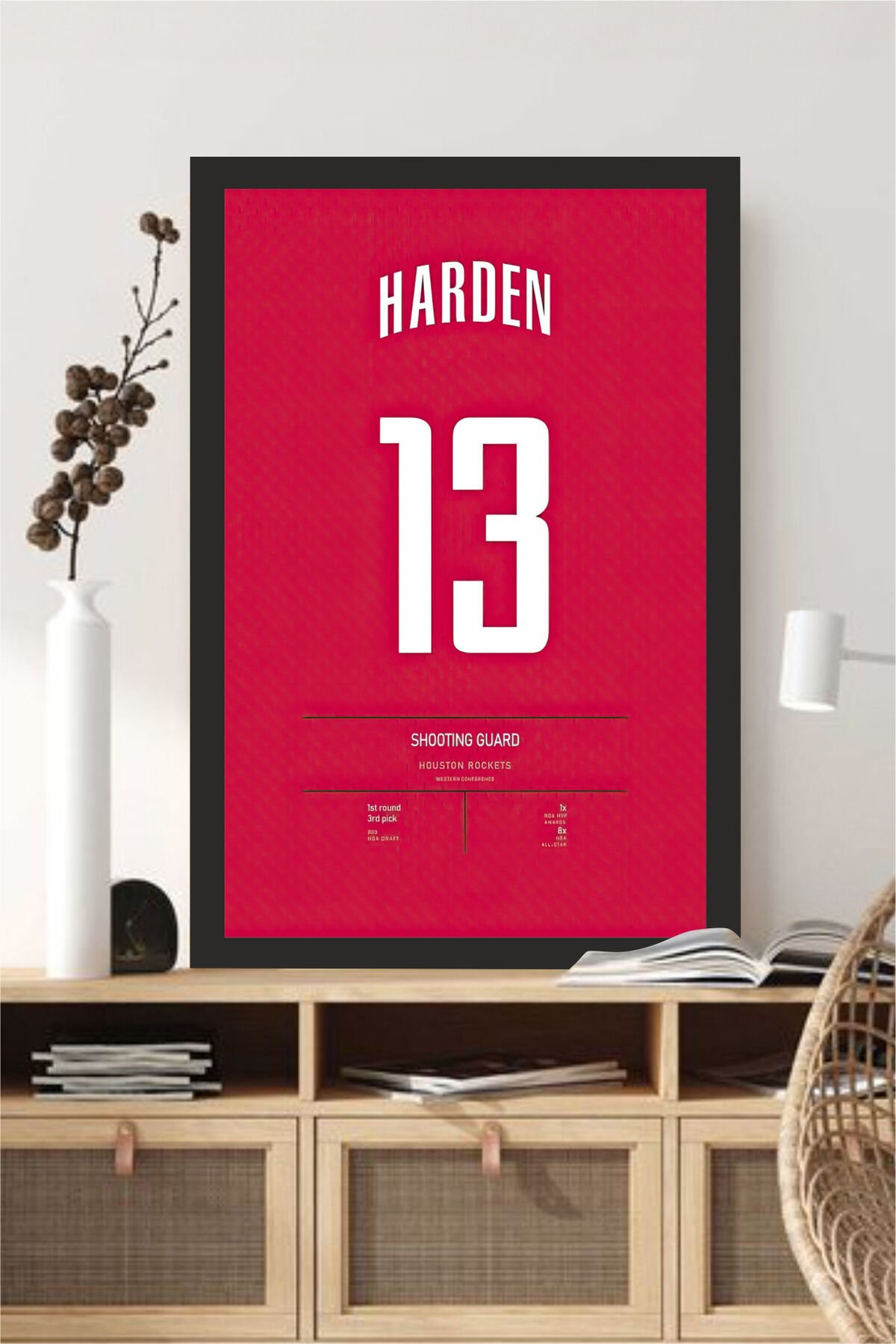 genç odası çerceve görünümlü mdf tablo