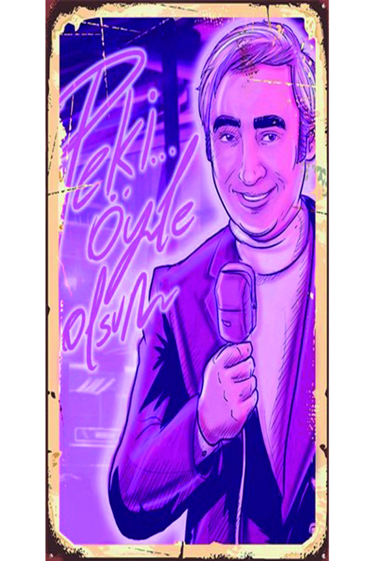 Türk Sineması Yeşilçam Özel Kolleksiyonu Tasarım Ahşap Poster