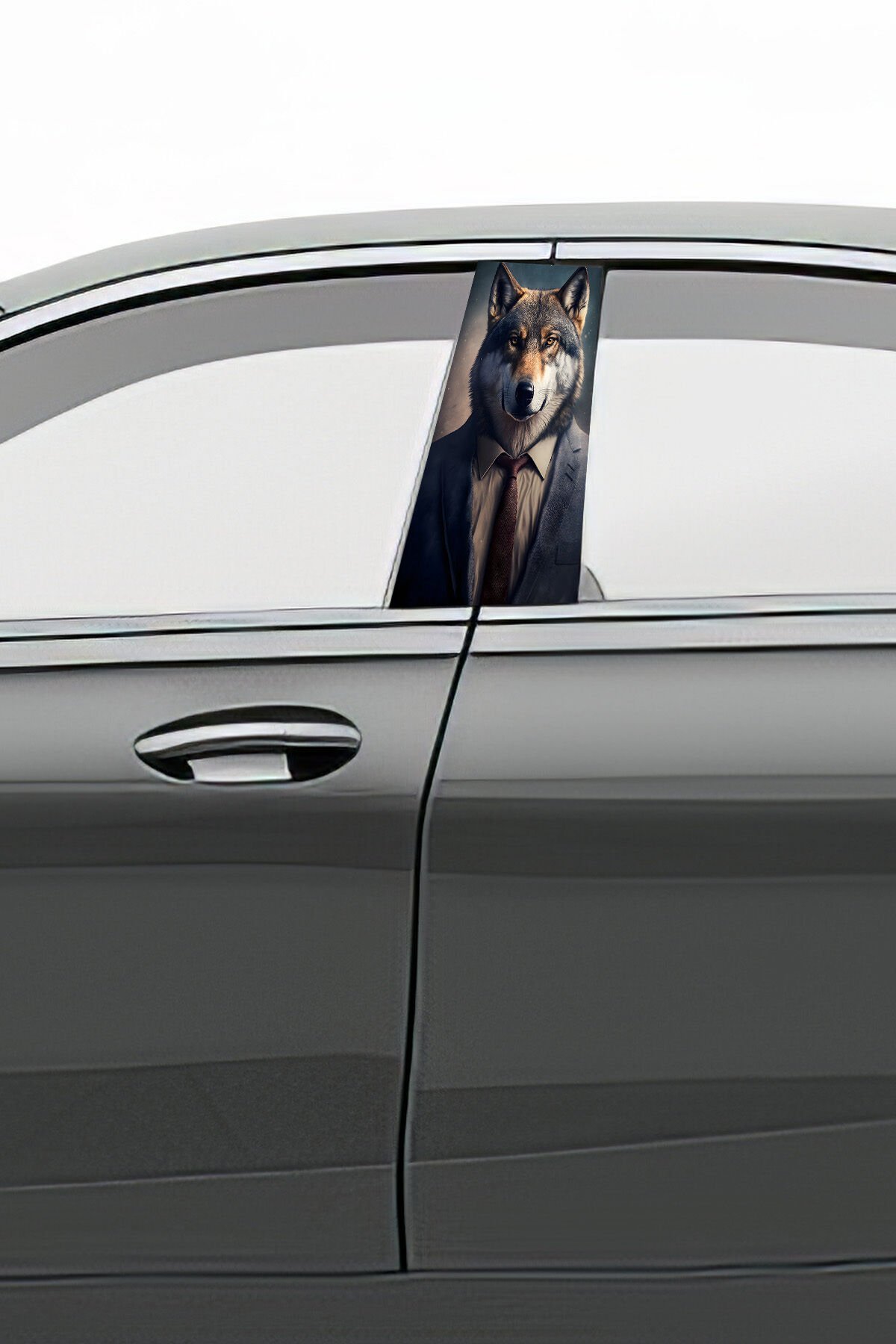 Araç Kapı Direk Kaplama Folyosu Desenli (Sağ Sol Takım) (2 Adet) - 22x50 Cm