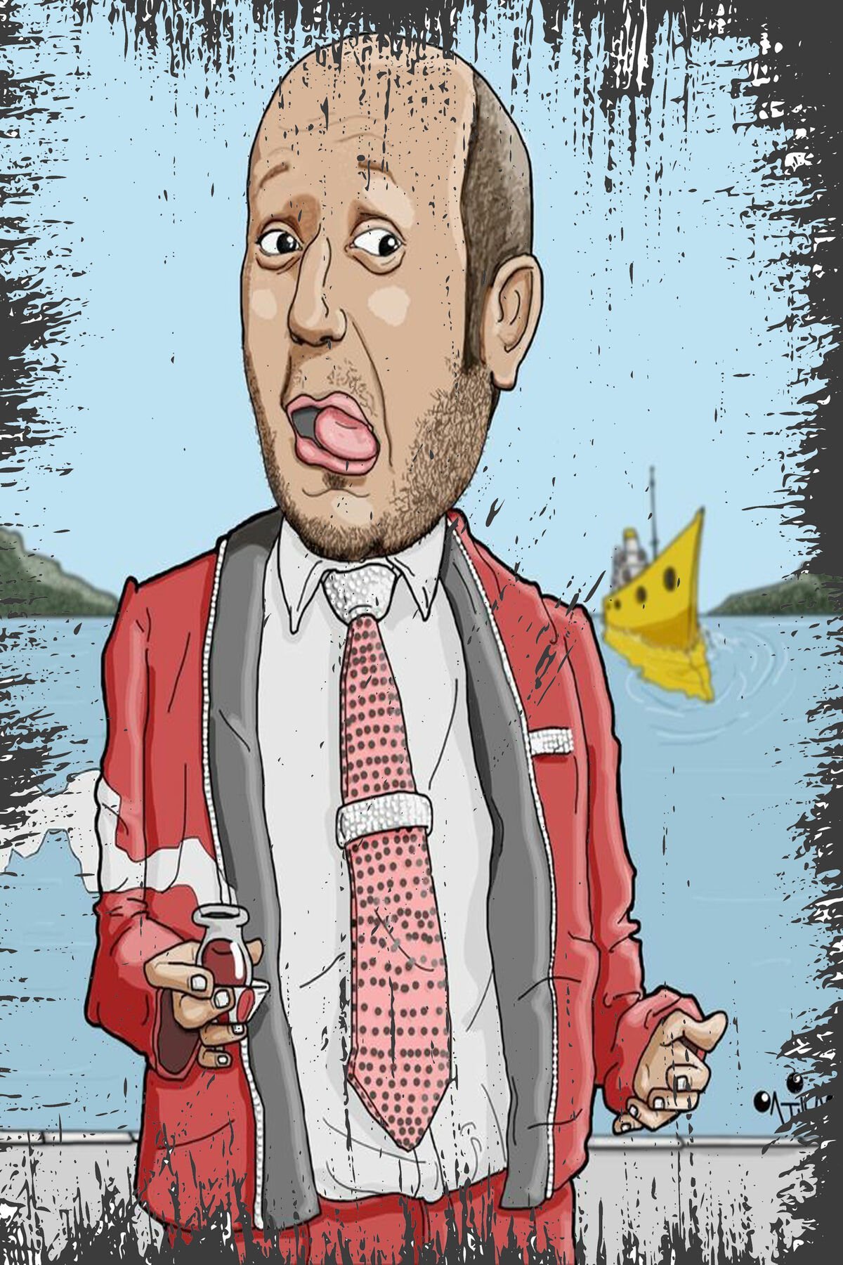 Leyla İle Mecnun Tasarımlı Ahşap Poster