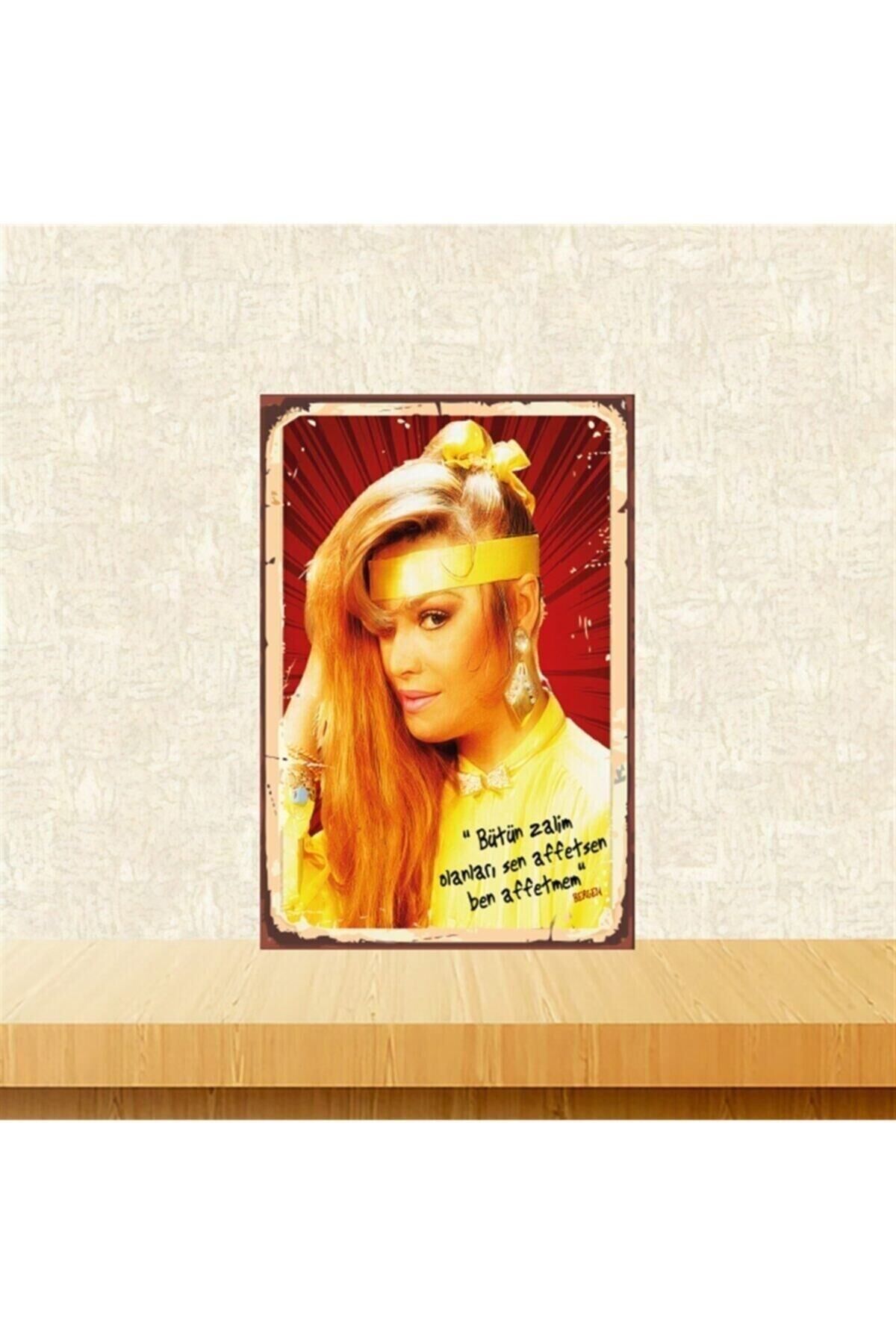 Retro Ahşap Tablo 20-30 Cm Tkfx5860