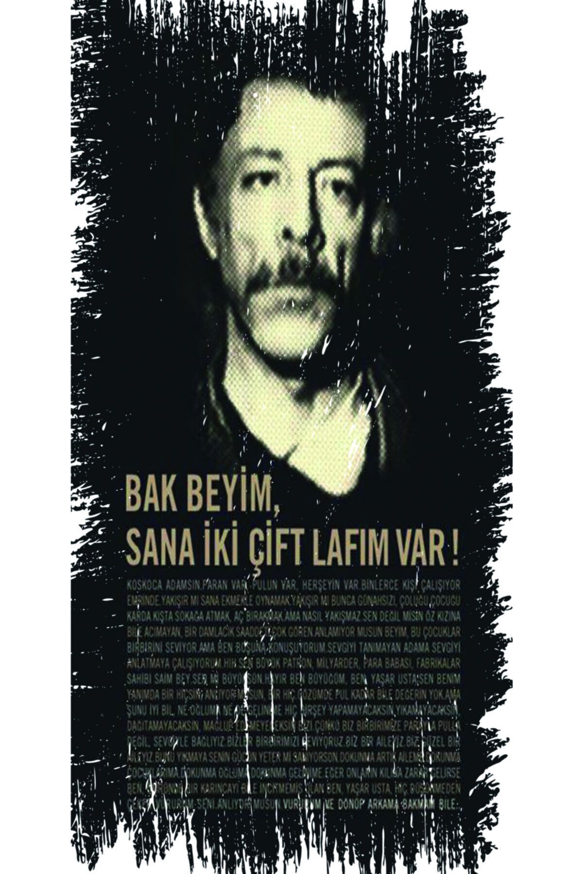 Türk Sineması Yeşilçam Özel Kolleksiyonu Tasarım Ahşap Poster