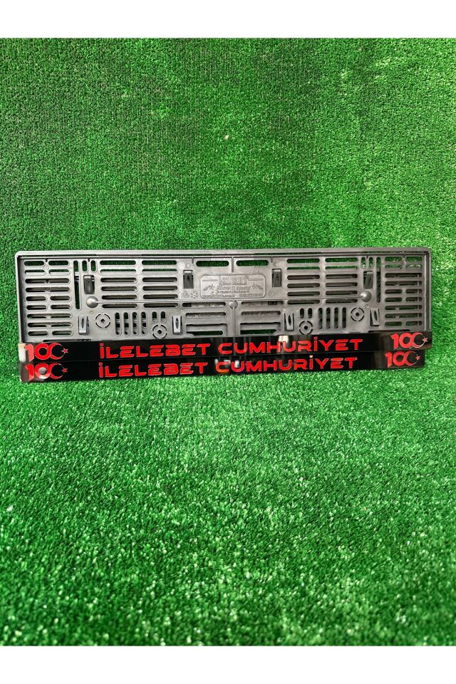 Lüx Pleksi Otomobil Plakalık 100. YIL LOGOLU