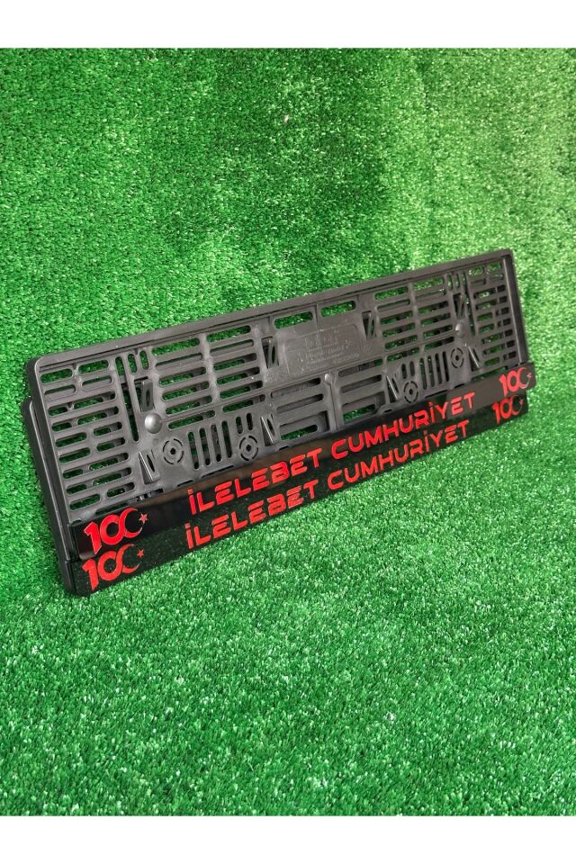 Lüx Pleksi Otomobil Plakalık 100. YIL LOGOLU