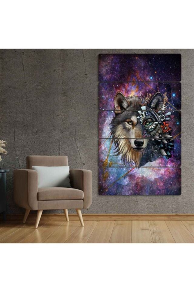 Kurt - 5 Parçalı Tablo