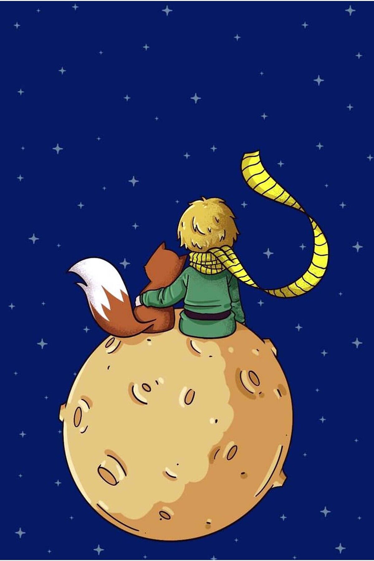 Küçük Prens Tasarımlı Ahşap Poster