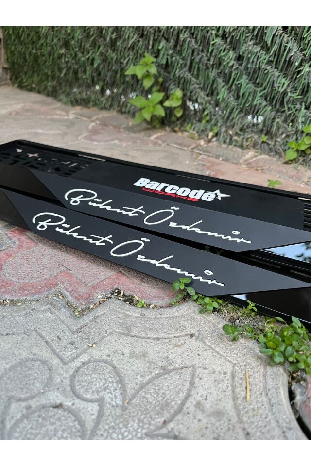 İMZA FONT MAT MODEL PLEKSİ PLAKALIK