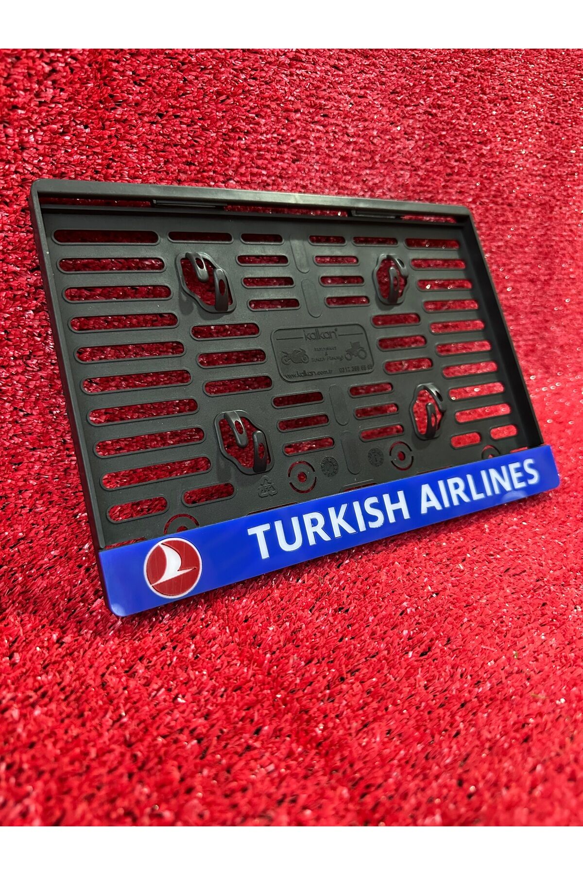 Lüx Pleksi Turkısh Aırlınes Logolu Motorsiklet Plakalık Uyumlu