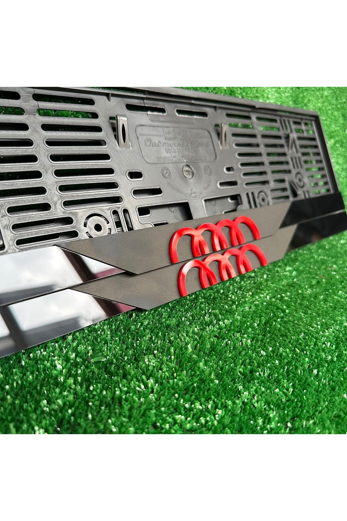 Lüx Otomobil Pleksi Plakalık Audi Logolu