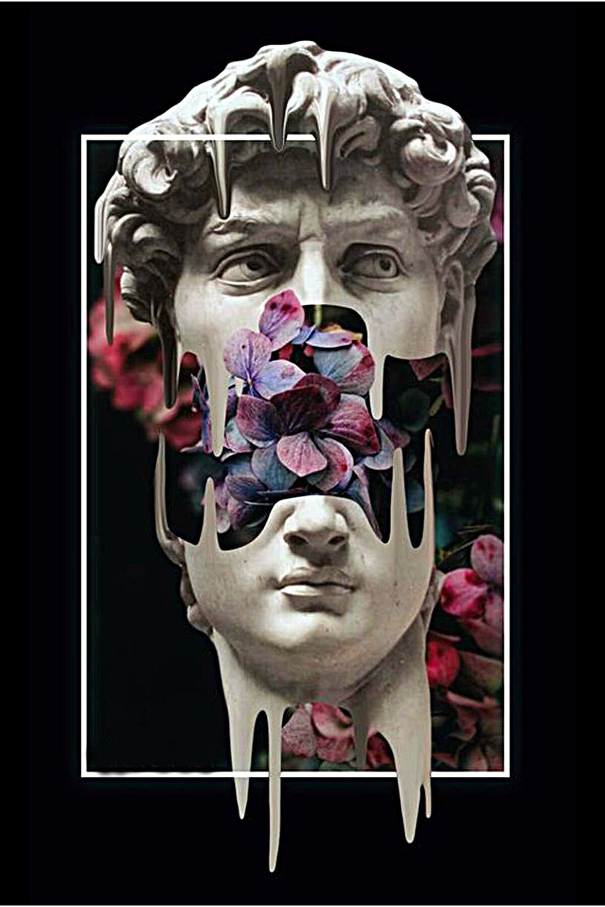 Heykel Tasarımlı Ahşap Poster