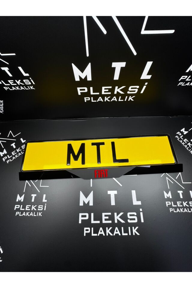 2 ADET FIAT MAT Uyumlu PLEKSİ PLAKALIK