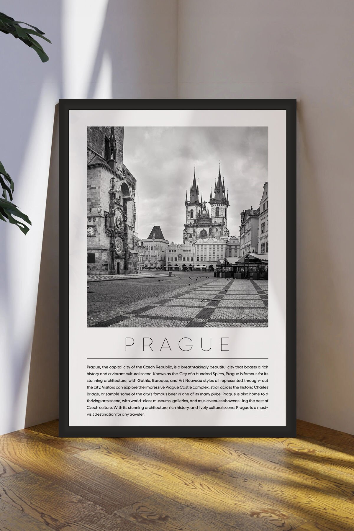 Dünya Şehirleri Koleksiyonu Çerçeve Görünümlü Mdf Tablo