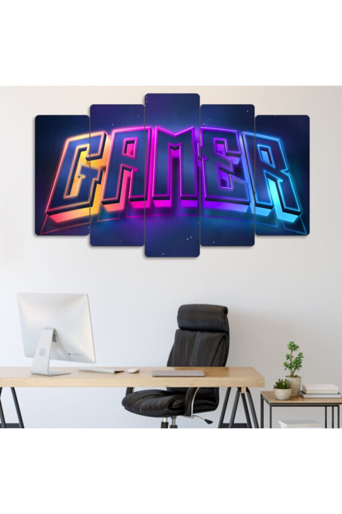Gamer 5 Parçalı Tablo
