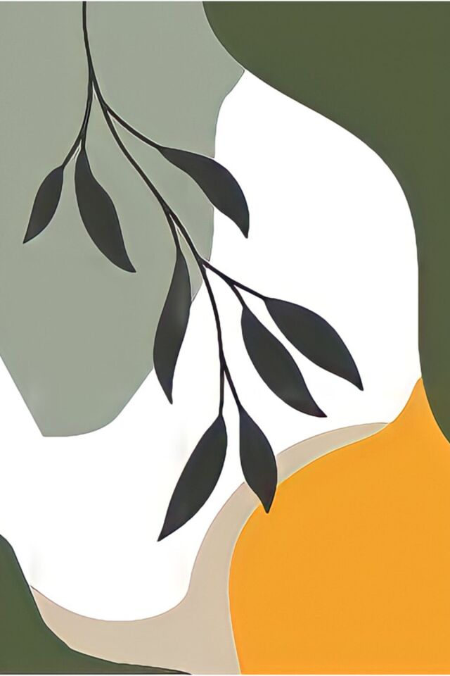 Hbb Sanat Koleksiyonu Soyut Tasarım Ahşap Tablo/poster