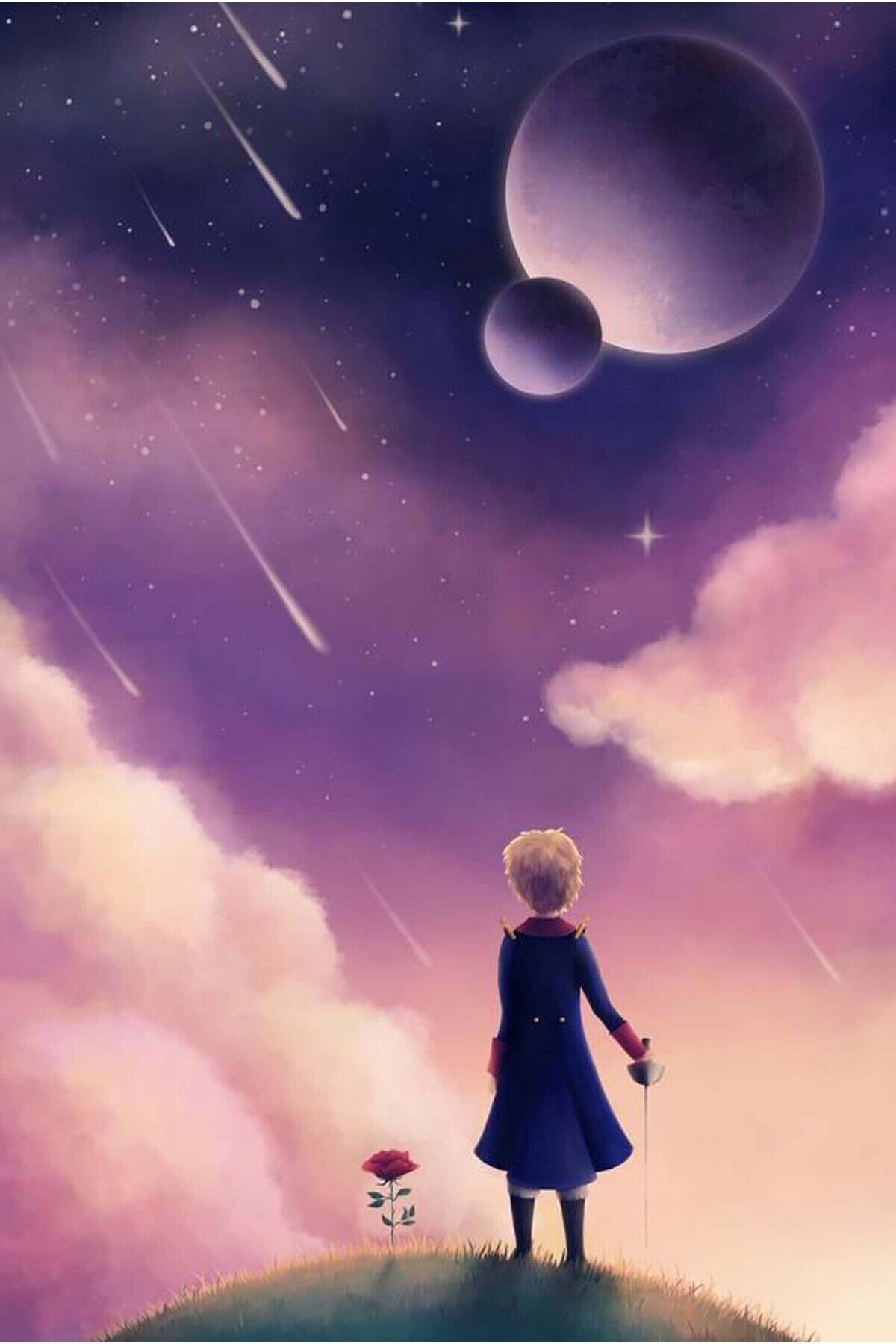 Küçük Prens Tasarımlı Ahşap Poster