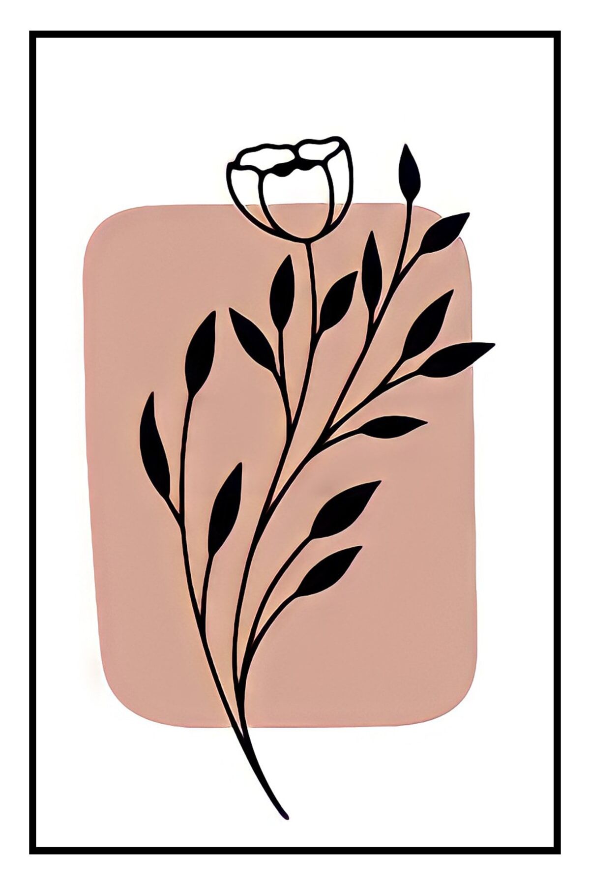 Hbb Sanat Koleksiyonu Soyut Tasarım Ahşap Tablo/poster