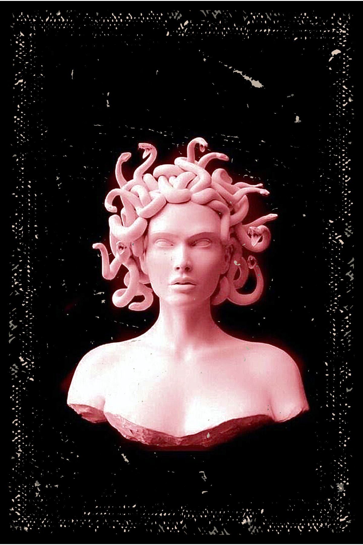 Heykel Tasarımlı Ahşap Poster