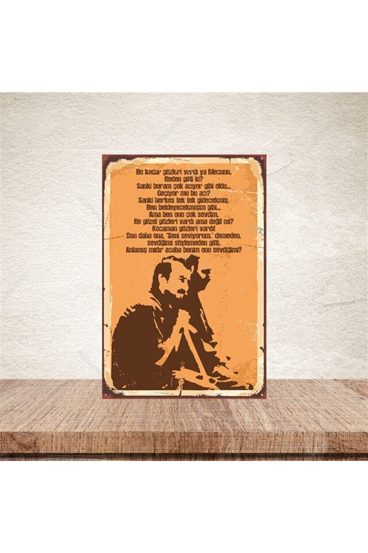 Anlamışmıdır Acaba 20-30 Cm Retro Ahşap Poster