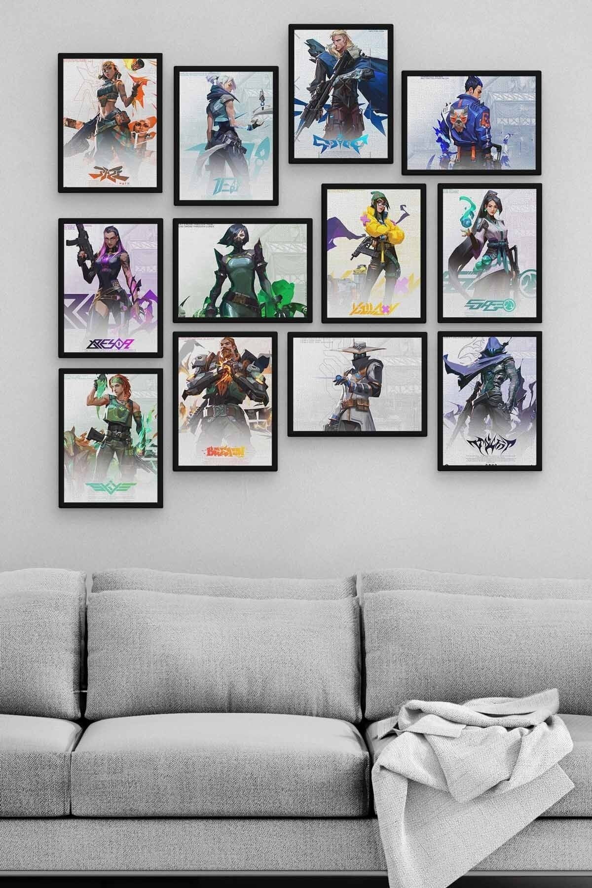 Pc Game 12 Parça Ahşap Mdf Tablo Zlltb360