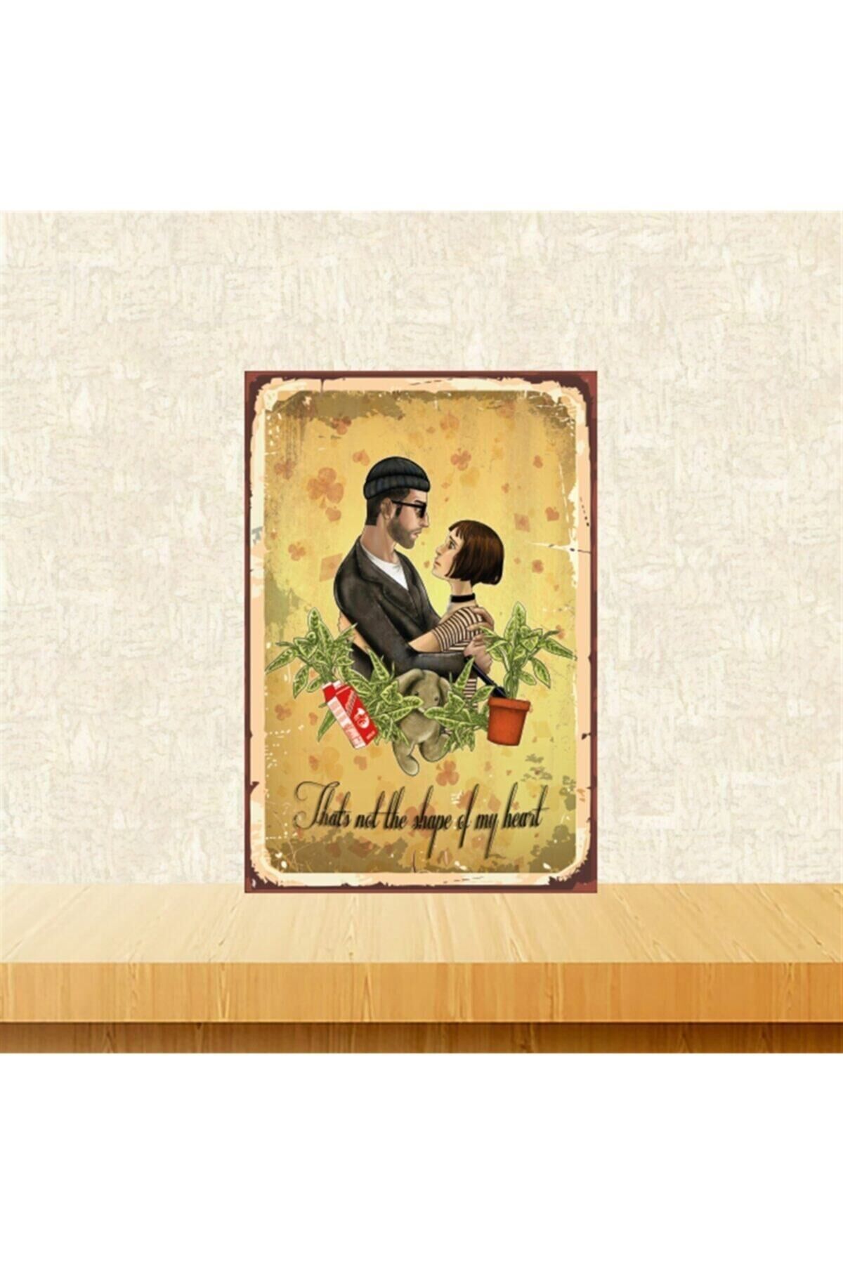 Leon Mathilda Tasarımlı 20-30 Cm Retro Ahşap Tablo Tkfx5048