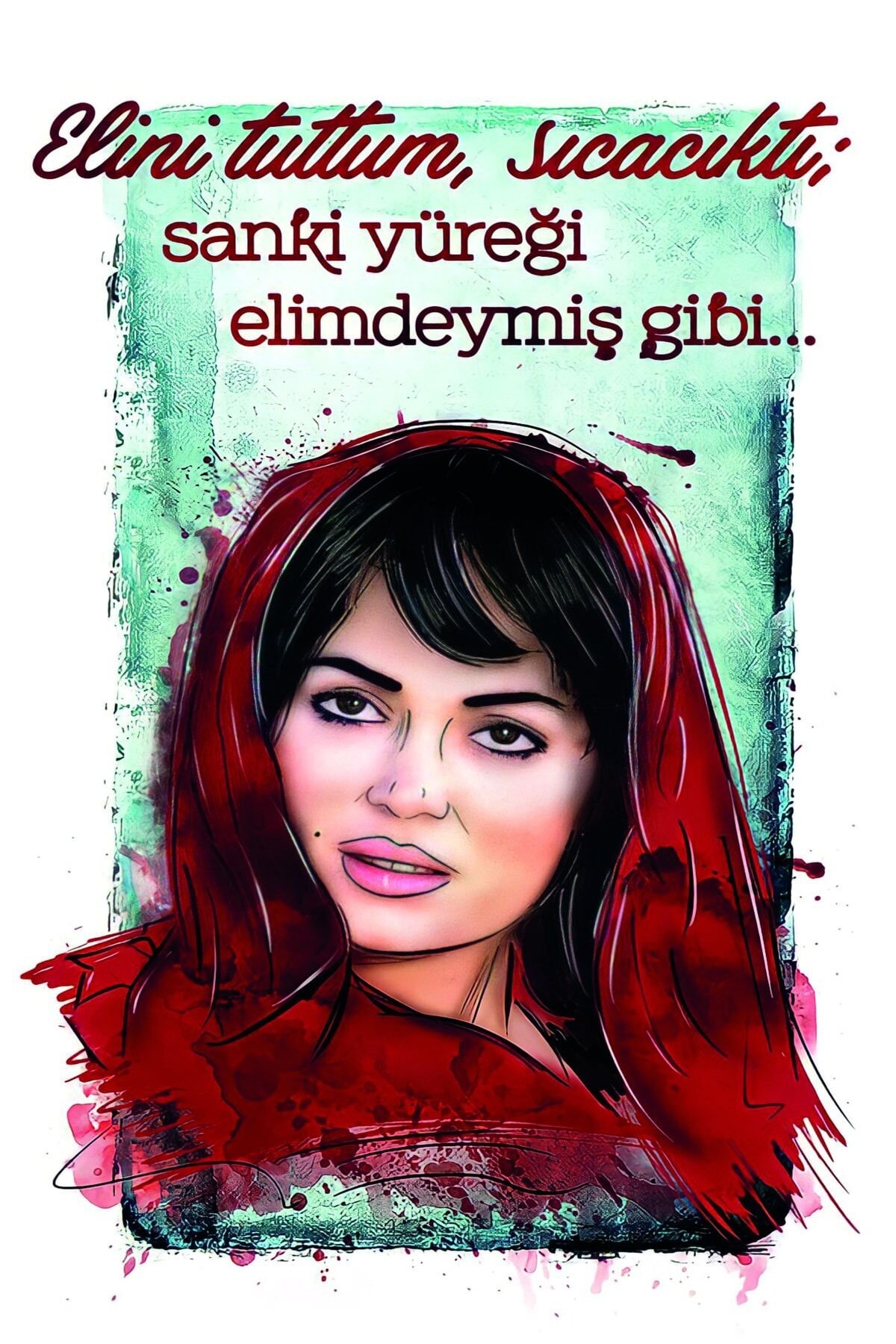 Türk Sineması Yeşilçam Ahşap Tablo/poster