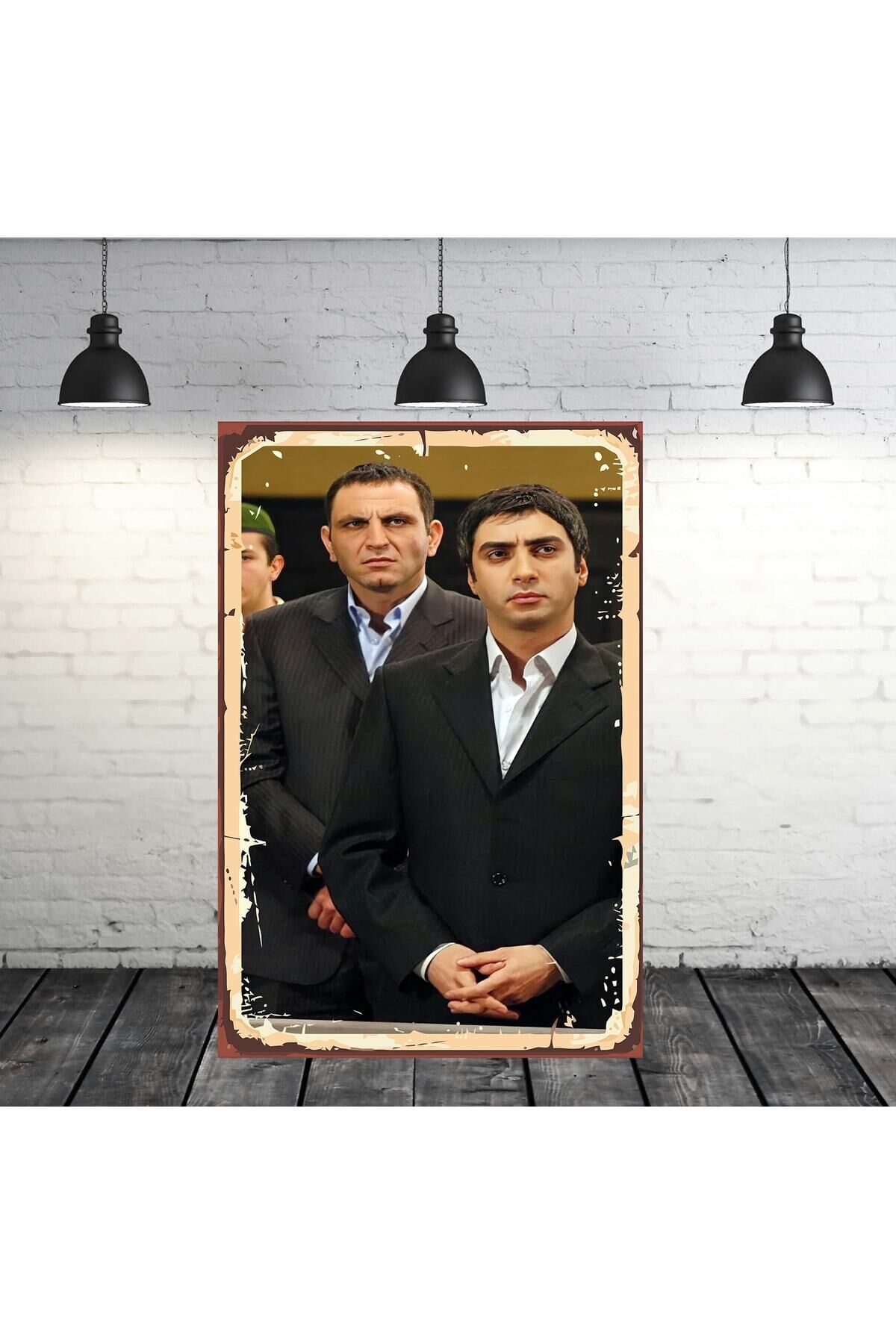 Polat Alemdar & Memati Tasarımlı 20x30 Cm Retro Ahşap Tablo