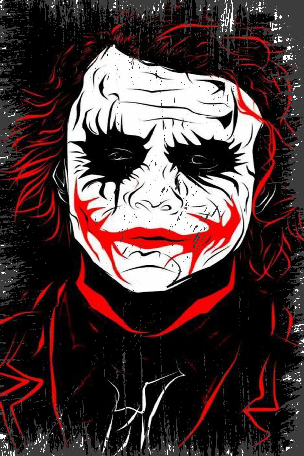 Joker Tasarımlı Ahşap Poster