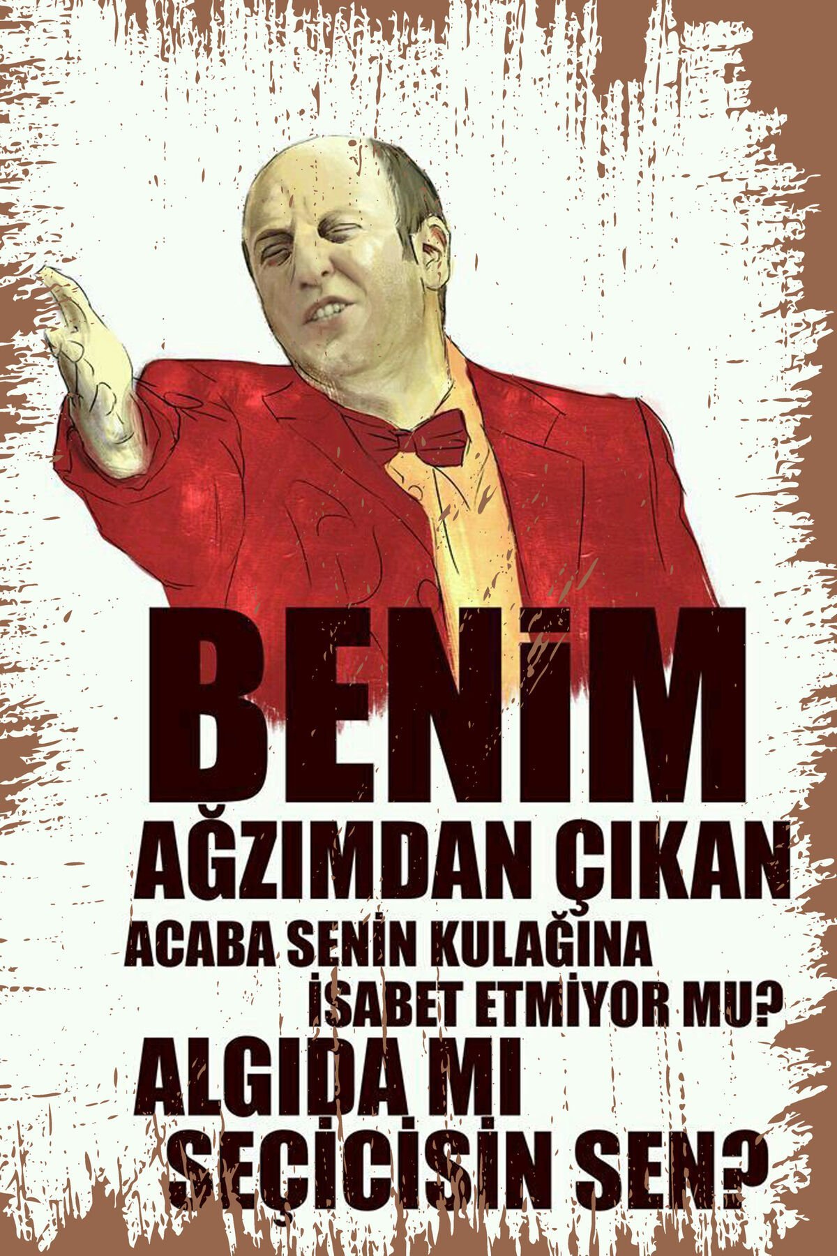 Leyla İle Mecnun Tasarımlı Ahşap Poster