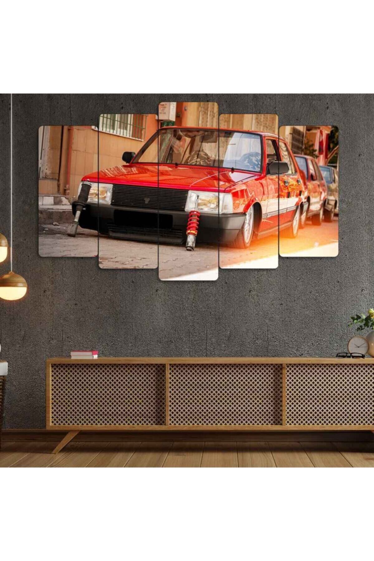 Tofaş Şahin 5 Parçalı Tablo