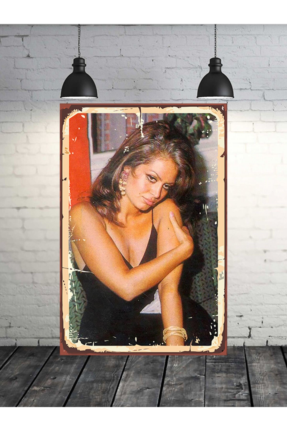 Türkan Şoray Renkli Gençlik 20x30 Cm Reto Ahşap Tablo