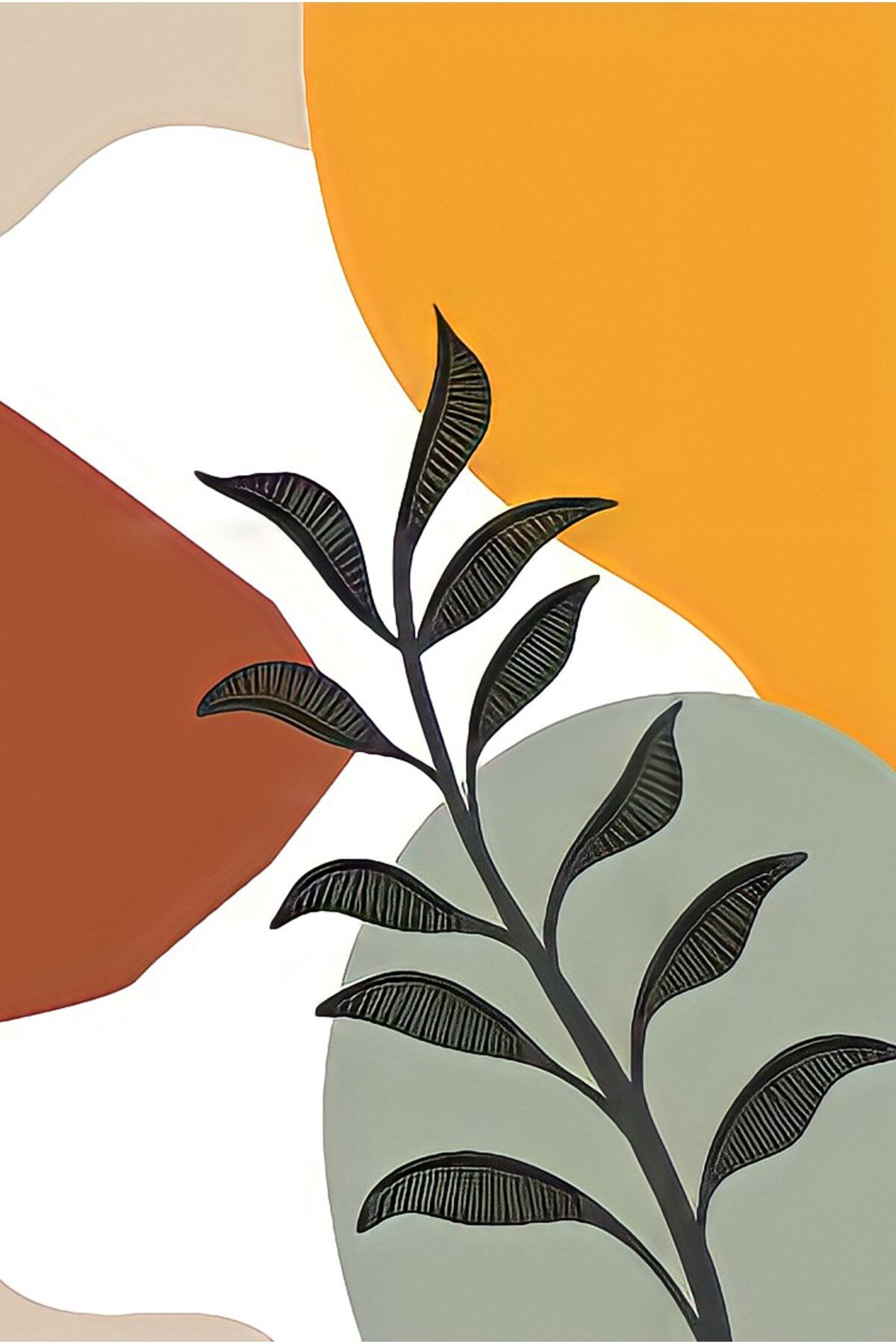 Sanat Koleksiyonu Soyut Tasarım Ahşap Tablo Poster