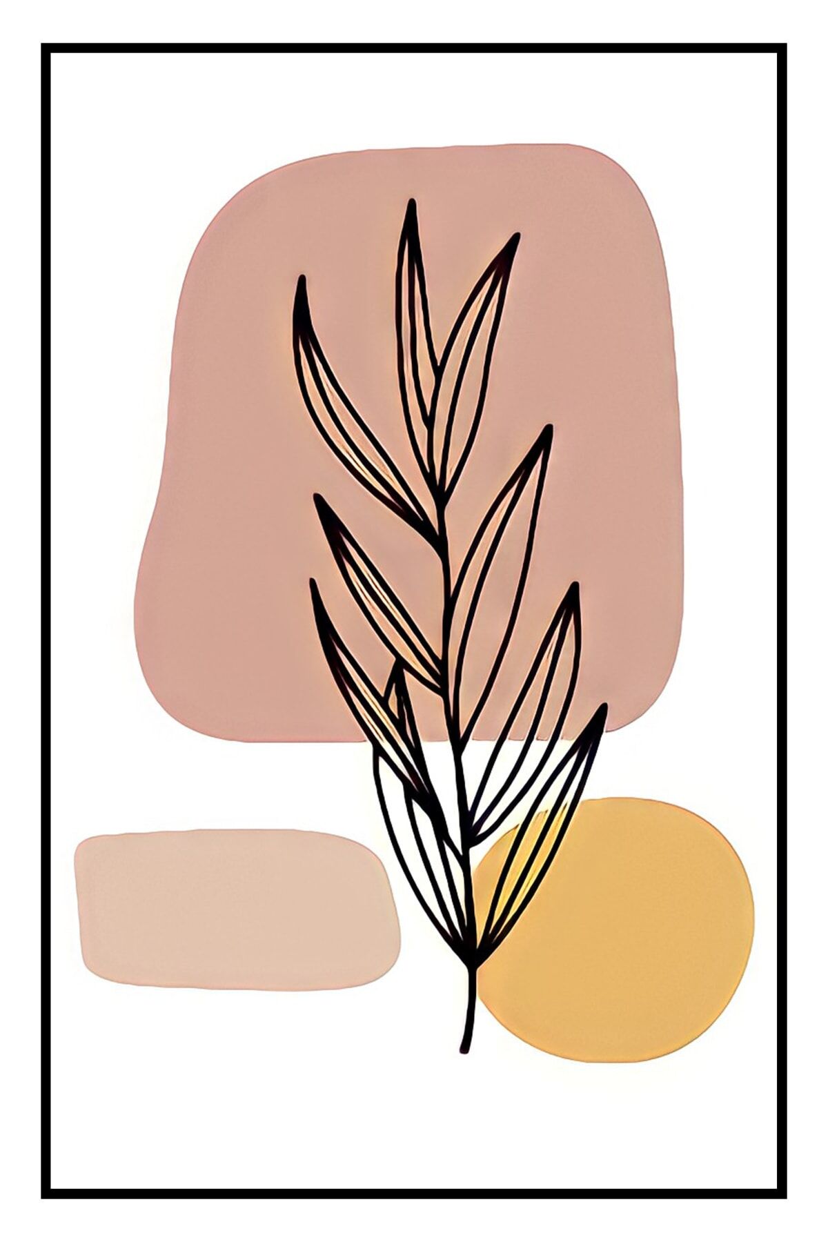 Sanat Koleksiyonu Soyut Tasarım Ahşap Tablo Poster