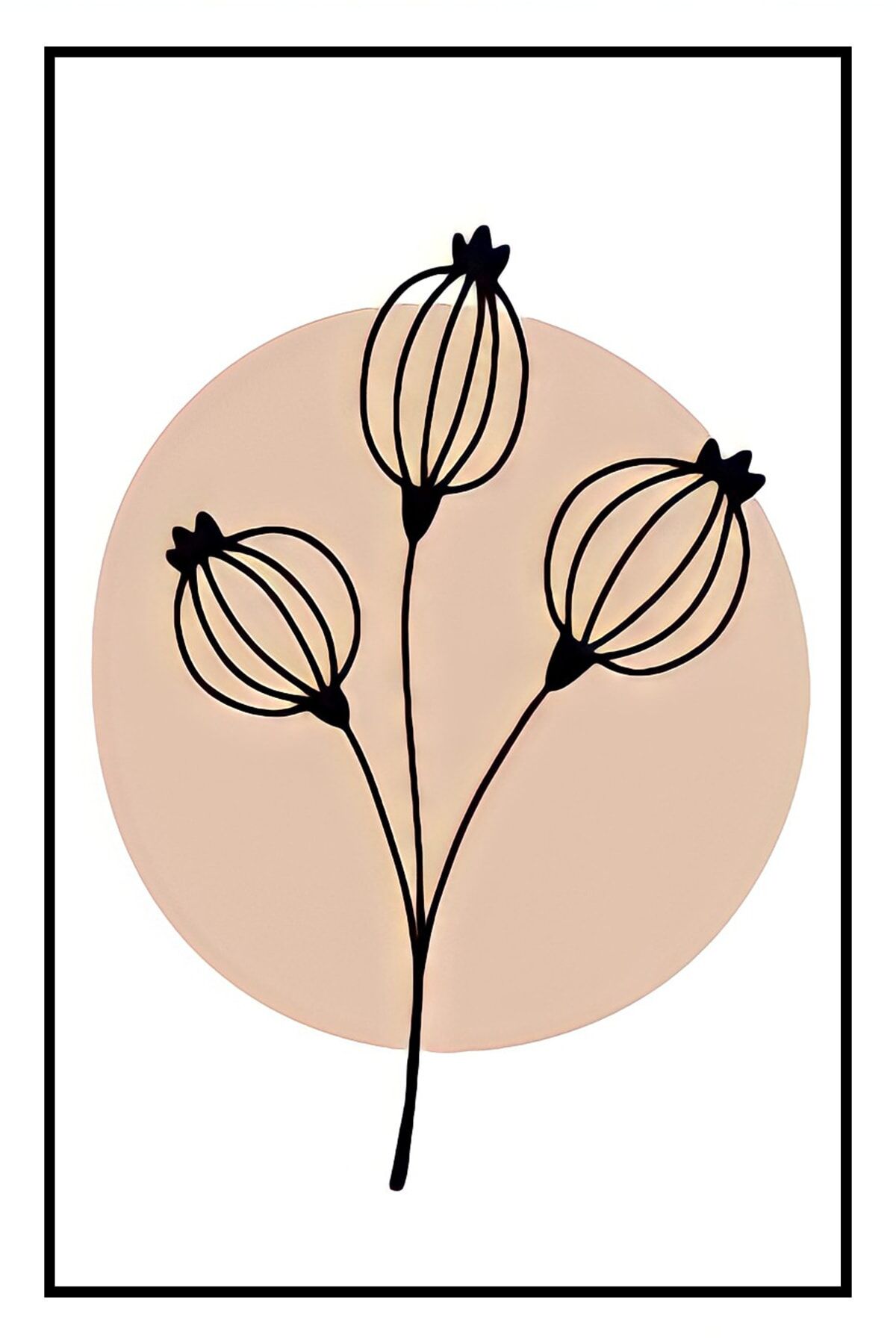 Hbb Sanat Koleksiyonu Soyut Tasarım Ahşap Tablo Poster