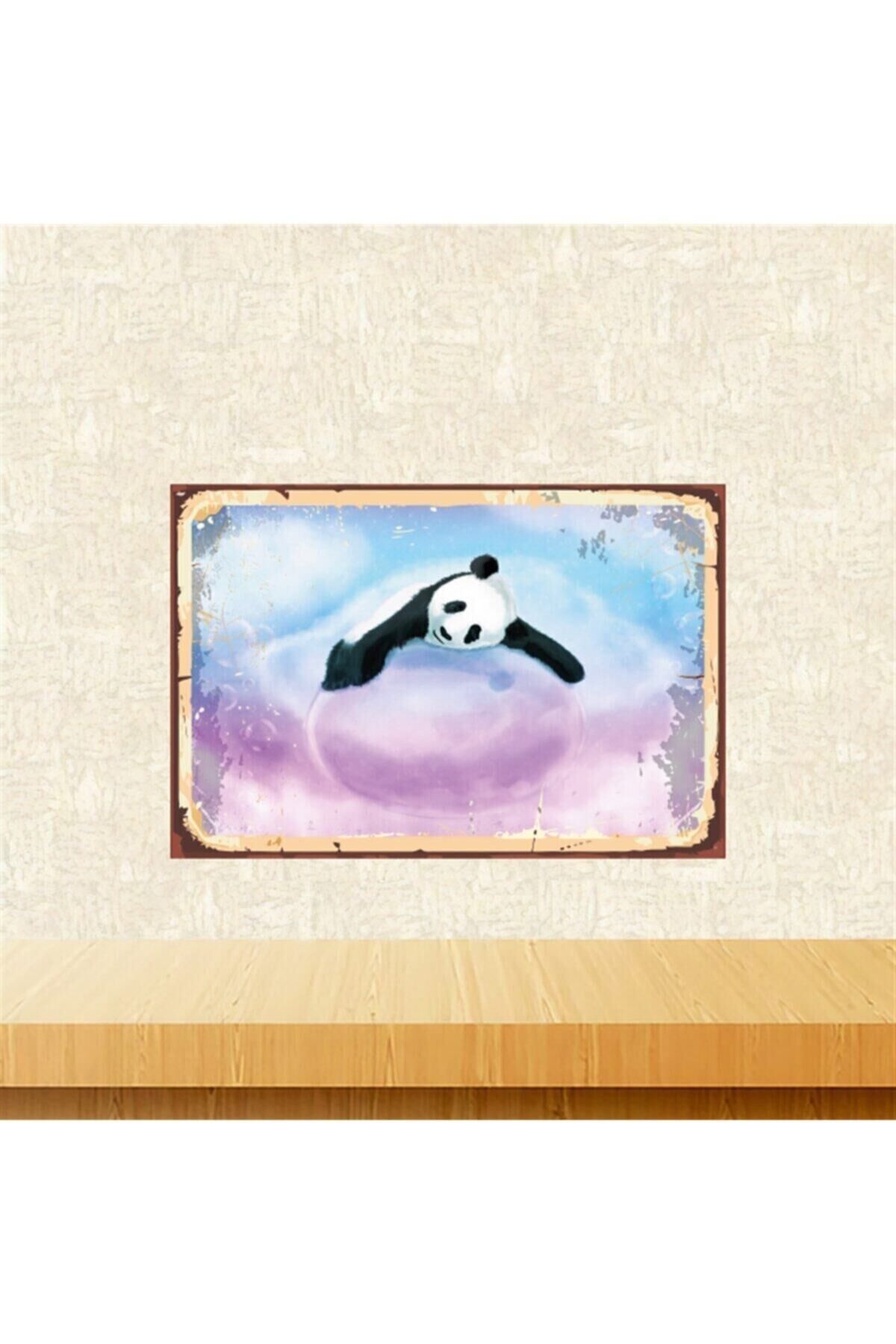 Retro Ahşap Tablo Tkfx5417