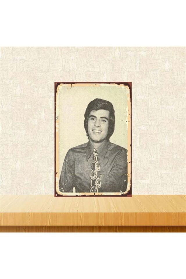 Tarık Akan 20-30 Cm Retro Ahşap Poster Tkfx3930