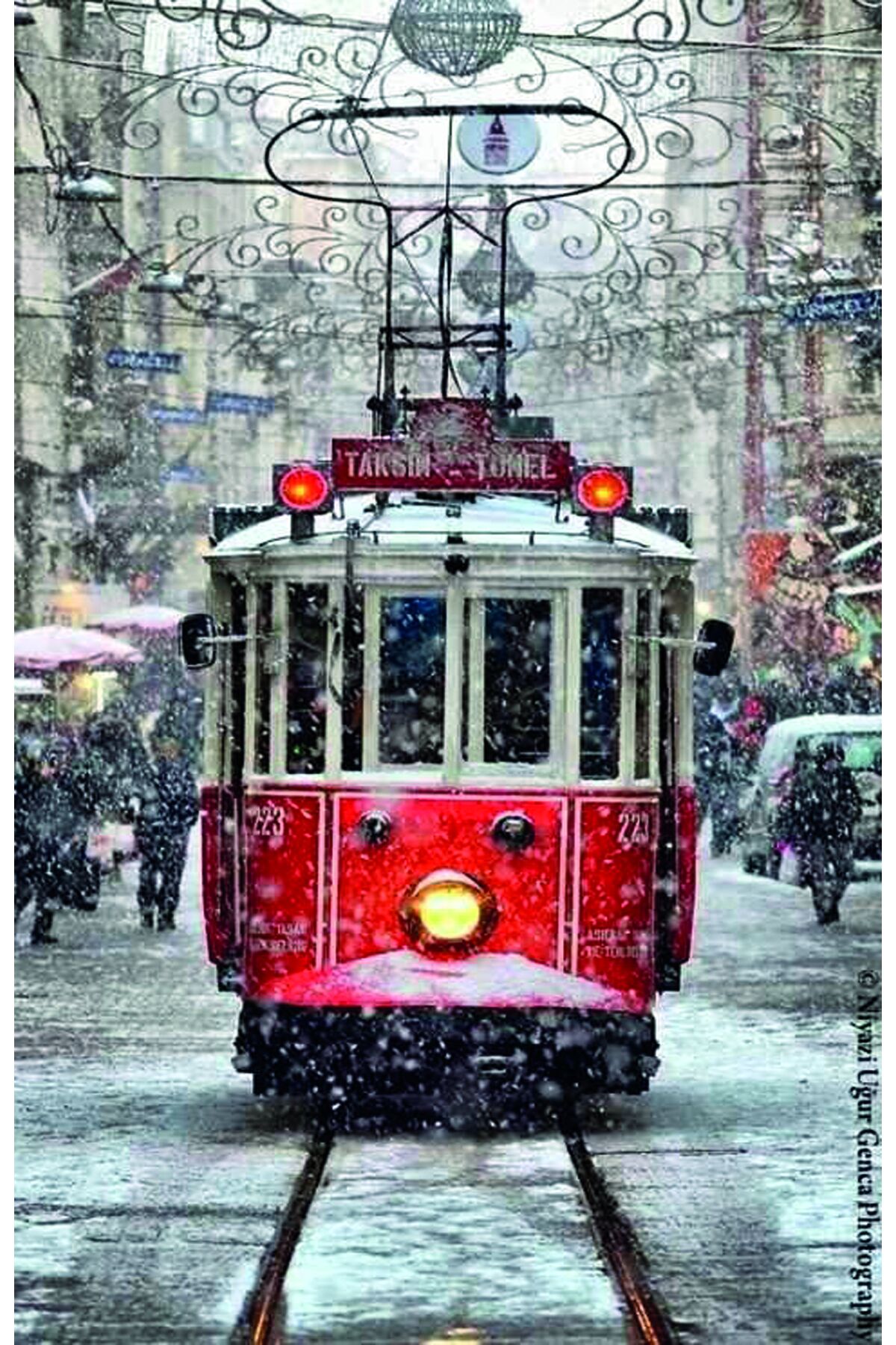 İstanbul Tasarımlı Ahşap Poster