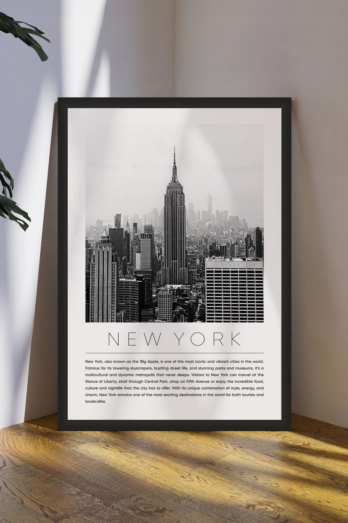 Dünya Şehirleri Koleksiyonu Çerçeve Görünümlü Mdf Tablo