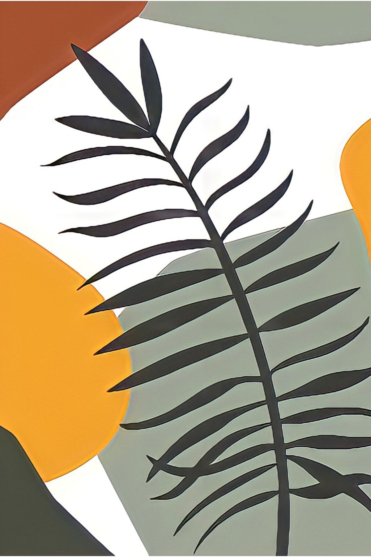 Hbb Sanat Koleksiyonu Soyut Tasarım Ahşap Tablo/poster