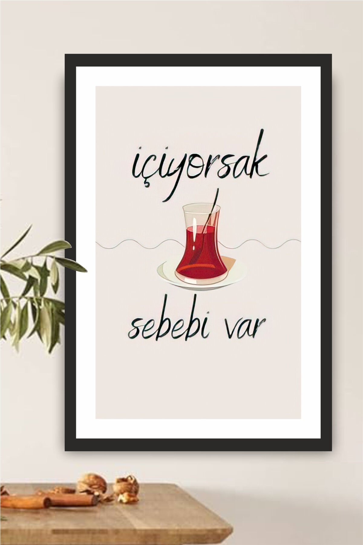 mutfak tasarımlı Çerçeve Görünümlü Mdf Tablo