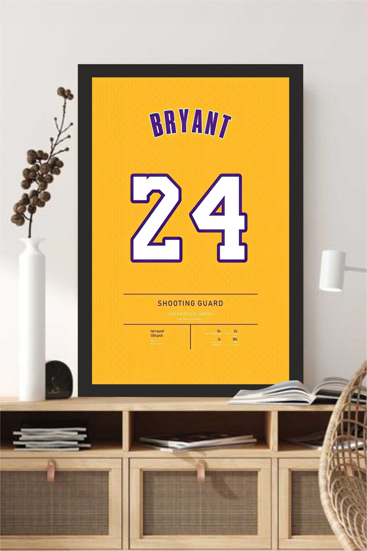 genç odası çerceve görünümlü mdf tablo