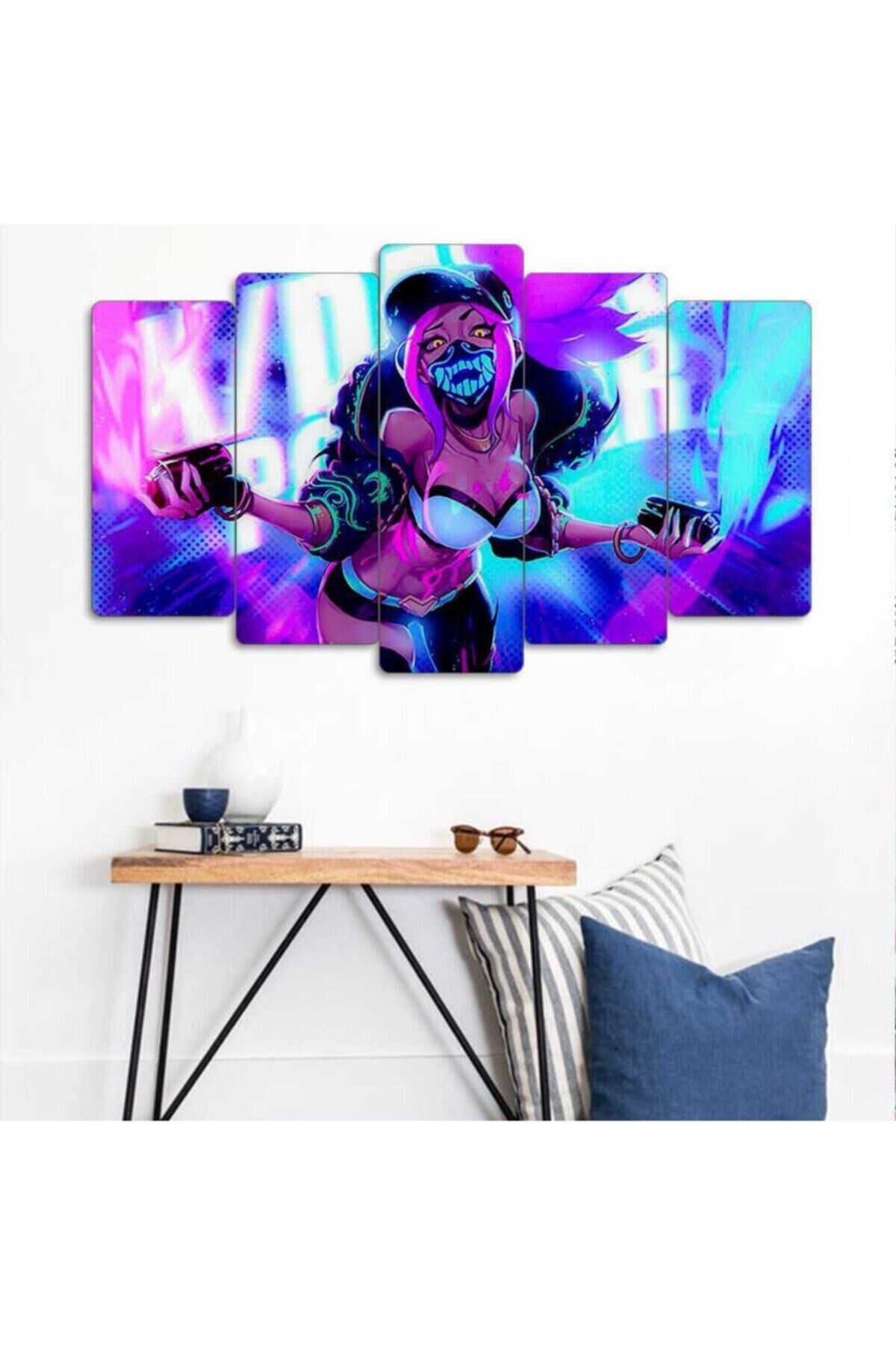 Legends Online 5 Parçalı Tablo